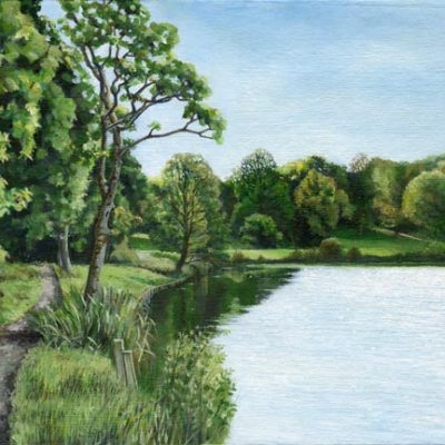 Painting of Yarrow Valley Country Park