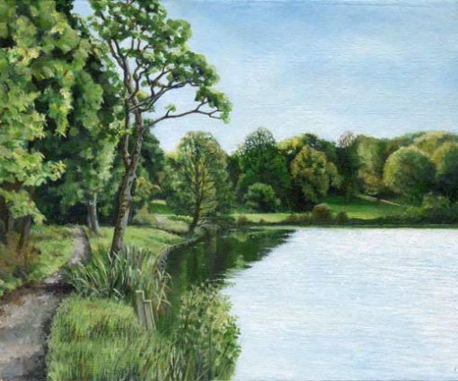 Painting of Yarrow Valley Country Park